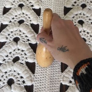 Vintage Wooden Herb/Rub Crusher